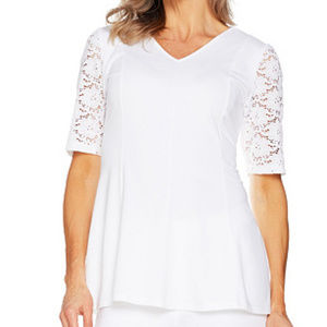 Fit & Flare Stretch Lace Elbow